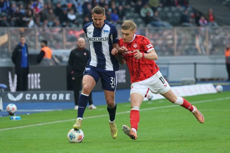 Football. 2. German Bundesliga. Hertha BSC - 1. FC Kaiserslautern. 11.04.2026