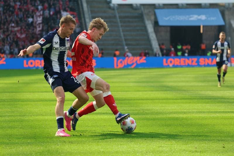 Football. 2. German Bundesliga. Hertha BSC - 1. FC Kaiserslautern. 11.04.2026