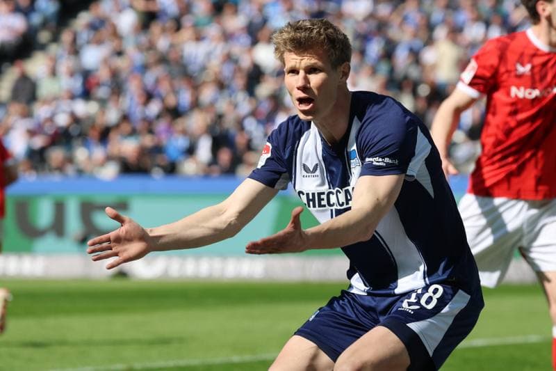 Football. 2. German Bundesliga. Hertha BSC - 1. FC Kaiserslautern. 11.04.2026