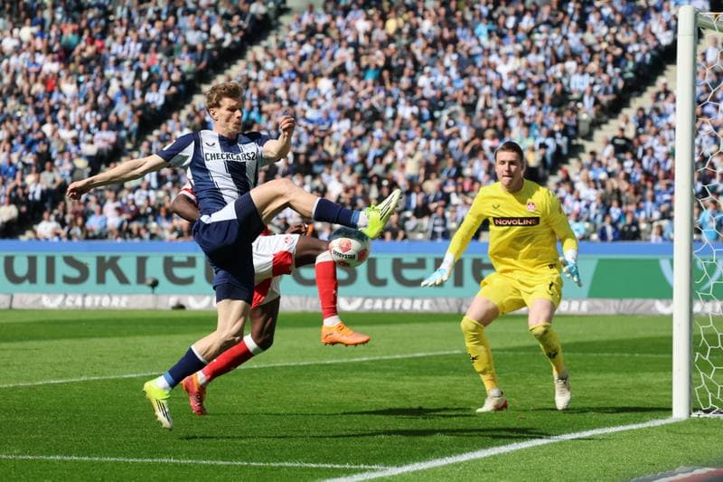 Football. 2. German Bundesliga. Hertha BSC - 1. FC Kaiserslautern. 11.04.2026
