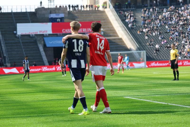 Football. 2. German Bundesliga. Hertha BSC - 1. FC Kaiserslautern. 11.04.2026