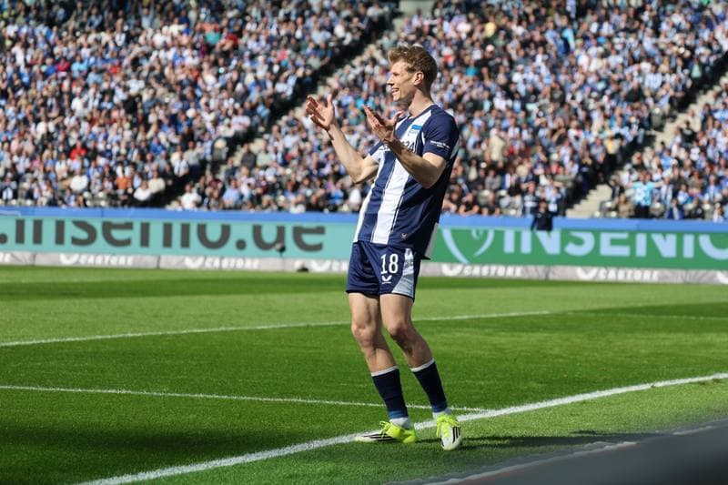 Football. 2. German Bundesliga. Hertha BSC - 1. FC Kaiserslautern. 11.04.2026