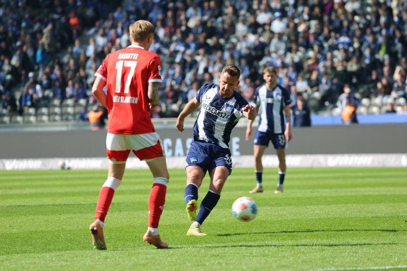 Football. 2. German Bundesliga. Hertha BSC - 1. FC Kaiserslautern. 11.04.2026