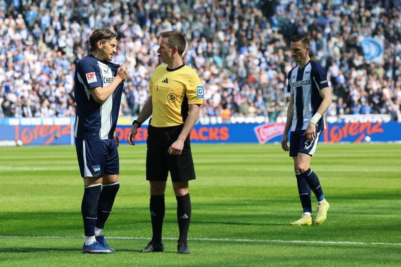 Football. 2. German Bundesliga. Hertha BSC - 1. FC Kaiserslautern. 11.04.2026