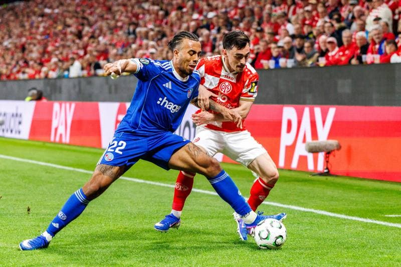Football. UEFA Conference League. 1. FSV Mainz 05 - Racing Club de Strasbourg Alsace. 09.04.2026
