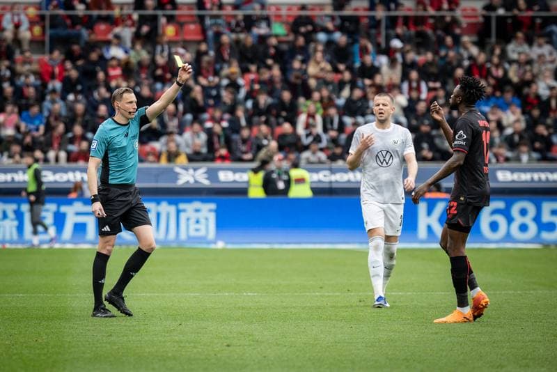 Football. German Bundesliga. Bayer 04 Leverkusen - VfL Wolfsburg. 04.04.2026