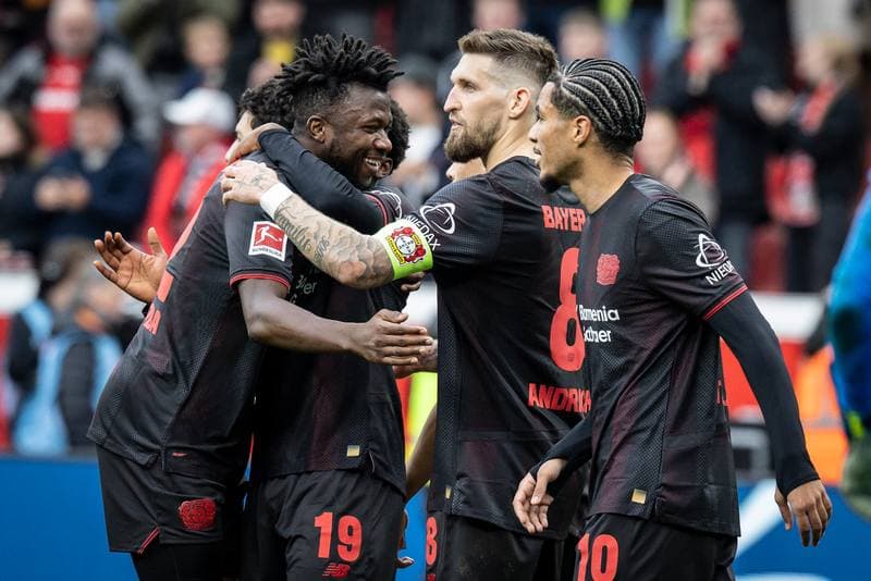 Football. German Bundesliga. Bayer 04 Leverkusen - VfL Wolfsburg. 04.04.2026