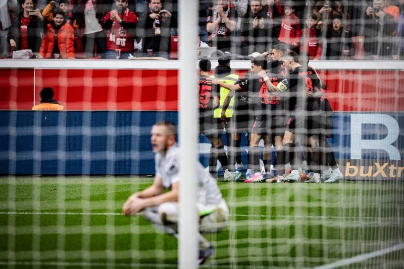 Football. German Bundesliga. Bayer 04 Leverkusen - VfL Wolfsburg. 04.04.2026