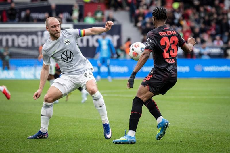 Football. German Bundesliga. Bayer 04 Leverkusen - VfL Wolfsburg. 04.04.2026