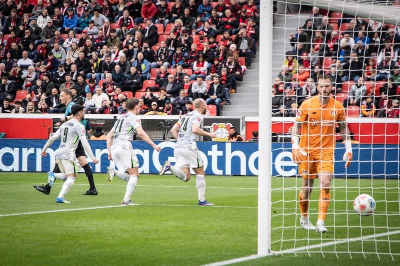 Football. German Bundesliga. Bayer 04 Leverkusen - VfL Wolfsburg. 04.04.2026
