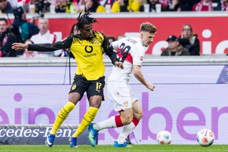 Football. 1. Bundesliga. VfB Stuttgart - Borussia Dortmund. 04.04.2026
