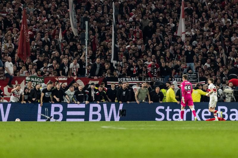 Football. 1. Bundesliga. VfB Stuttgart - Borussia Dortmund. 04.04.2026