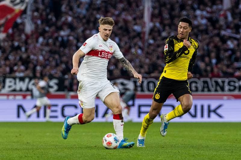 Football. 1. Bundesliga. VfB Stuttgart - Borussia Dortmund. 04.04.2026