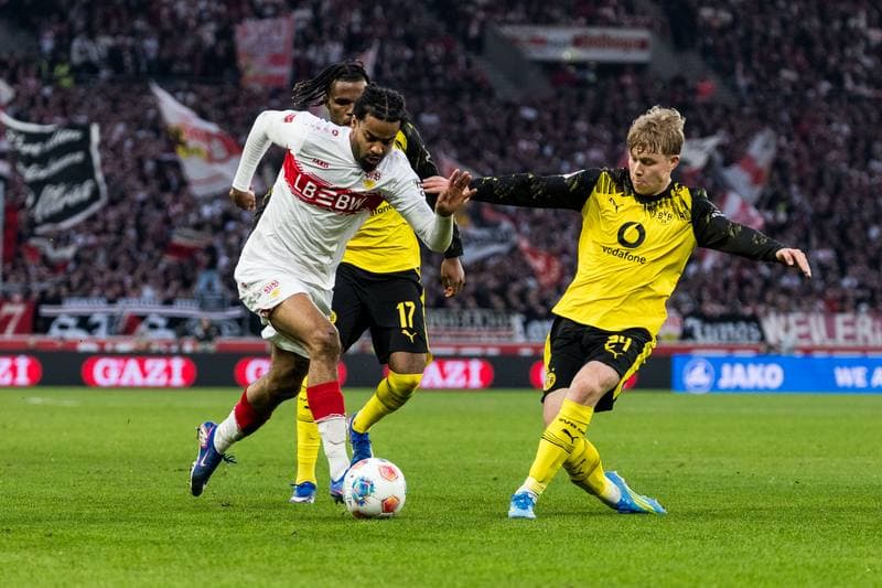 Football. 1. Bundesliga. VfB Stuttgart - Borussia Dortmund. 04.04.2026