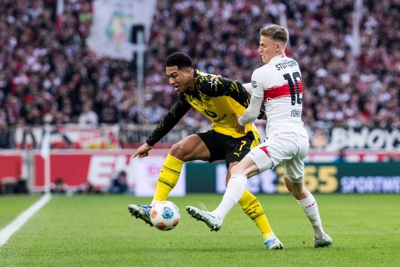 Football. 1. Bundesliga. VfB Stuttgart - Borussia Dortmund. 04.04.2026