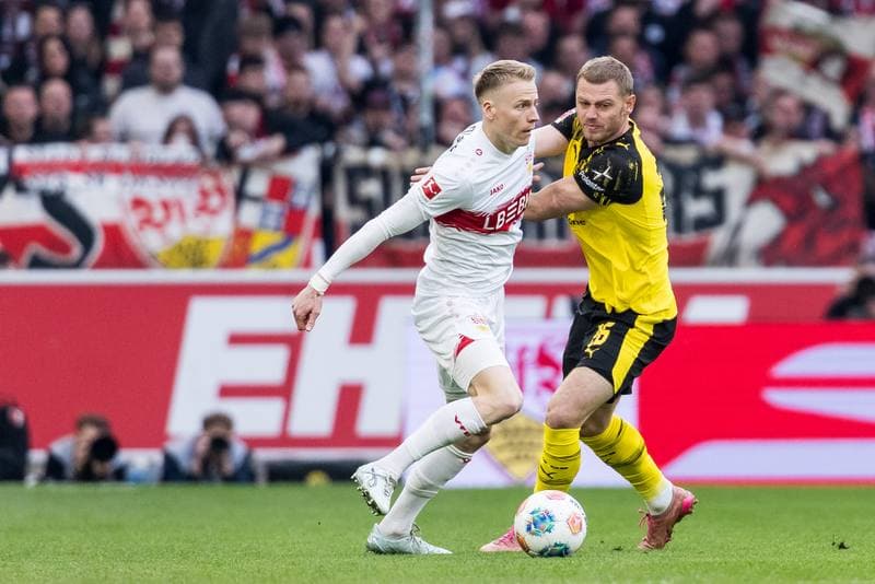 Football. 1. Bundesliga. VfB Stuttgart - Borussia Dortmund. 04.04.2026