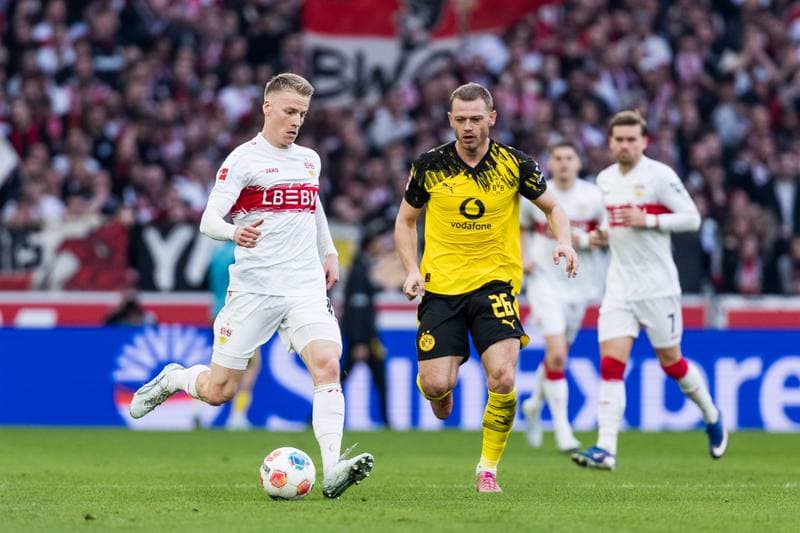 Football. 1. Bundesliga. VfB Stuttgart - Borussia Dortmund. 04.04.2026