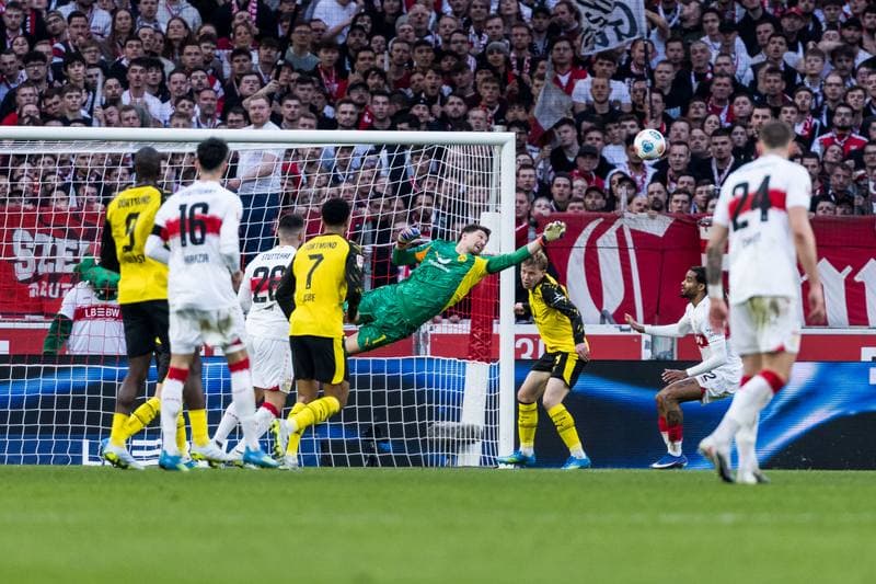 Football. 1. Bundesliga. VfB Stuttgart - Borussia Dortmund. 04.04.2026