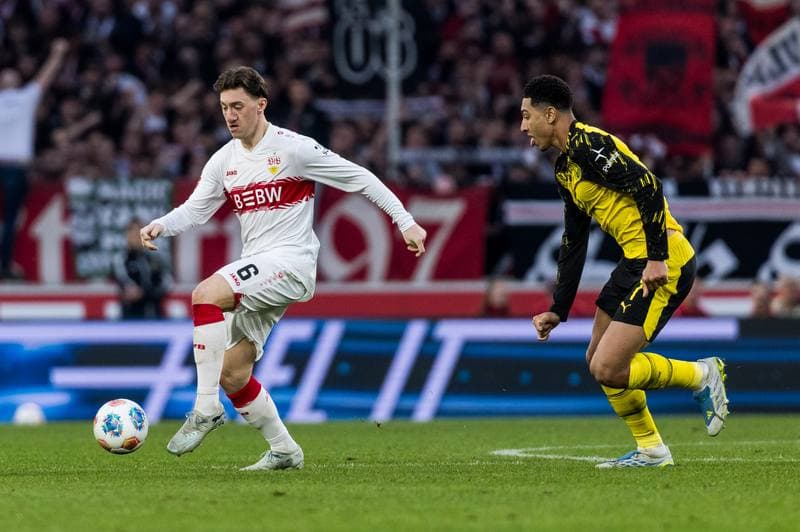 Football. 1. Bundesliga. VfB Stuttgart - Borussia Dortmund. 04.04.2026