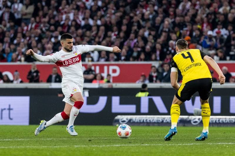 Football. 1. Bundesliga. VfB Stuttgart - Borussia Dortmund. 04.04.2026