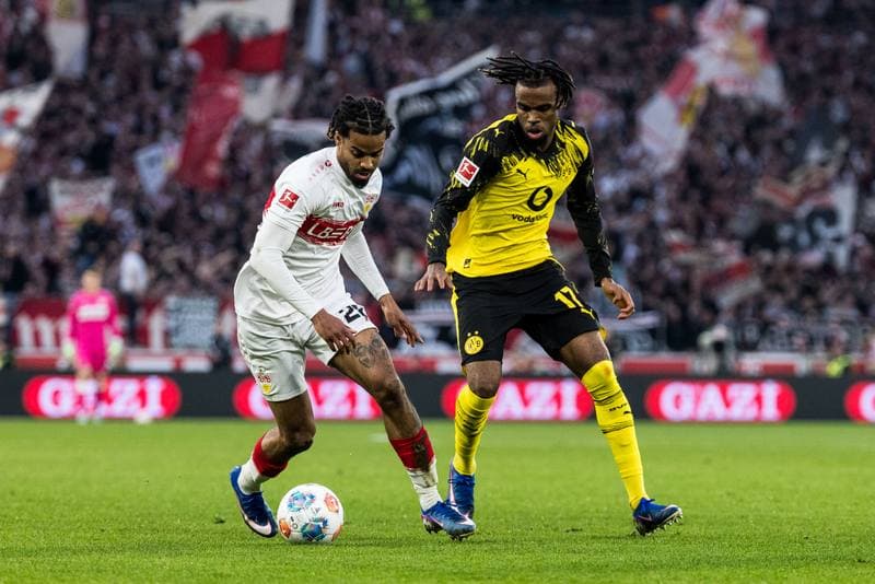 Football. 1. Bundesliga. VfB Stuttgart - Borussia Dortmund. 04.04.2026