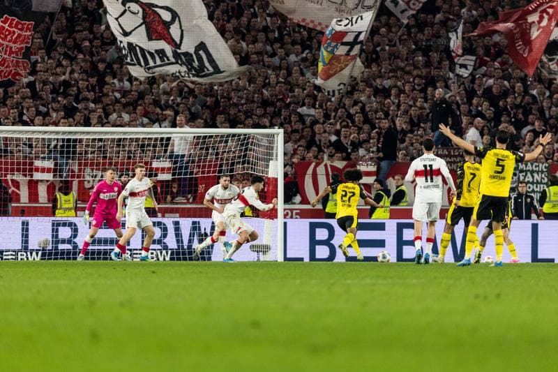 Football. 1. Bundesliga. VfB Stuttgart - Borussia Dortmund. 04.04.2026