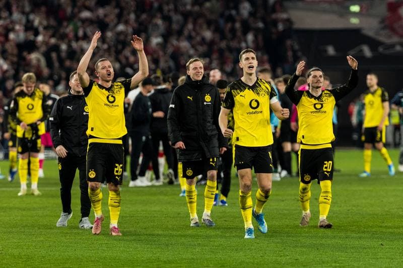 Football. 1. Bundesliga. VfB Stuttgart - Borussia Dortmund. 04.04.2026