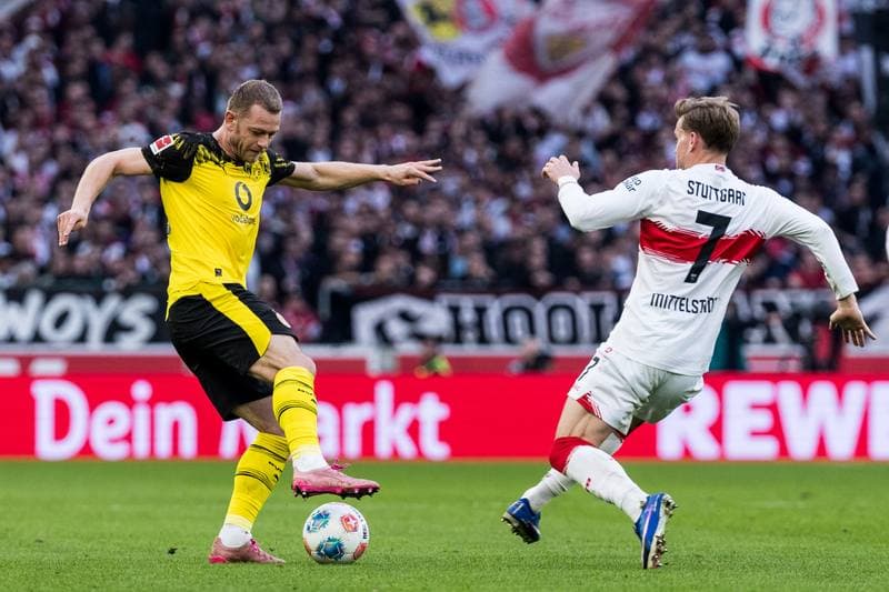 Football. 1. Bundesliga. VfB Stuttgart - Borussia Dortmund. 04.04.2026