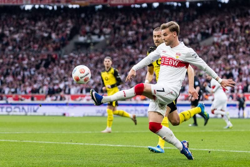 Football. 1. Bundesliga. VfB Stuttgart - Borussia Dortmund. 04.04.2026