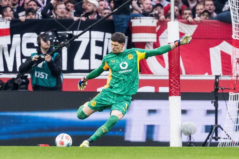 Football. 1. Bundesliga. VfB Stuttgart - Borussia Dortmund. 04.04.2026
