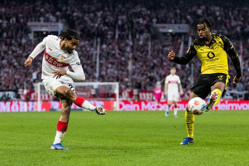 Football. 1. Bundesliga. VfB Stuttgart - Borussia Dortmund. 04.04.2026