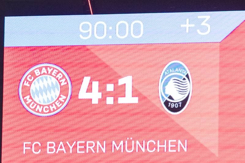Football. UEFA Champions League. FC Bayern Munich - Atalanta Bergamo. 18.03.2026