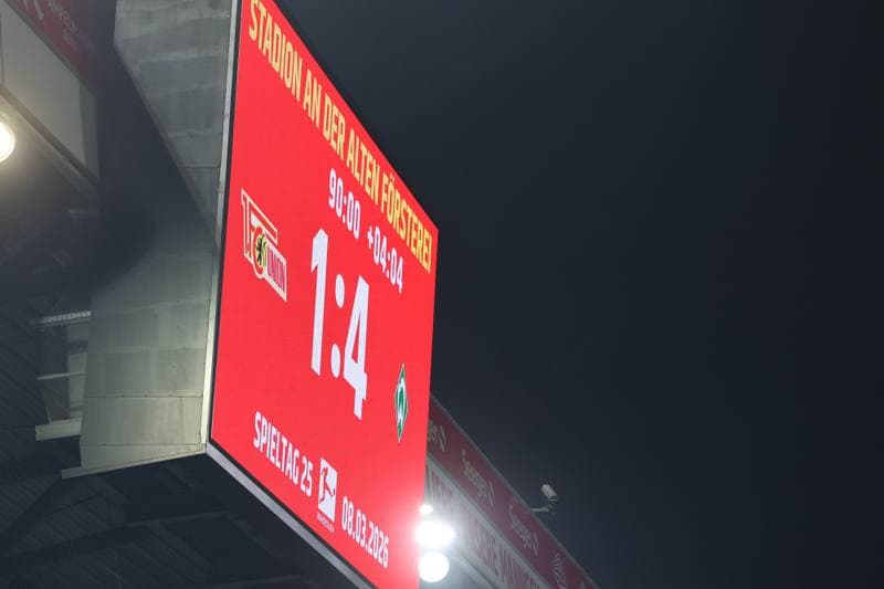 Football. Bundesliga. Union Berlin - Werder Bremen. 08.03.2026
