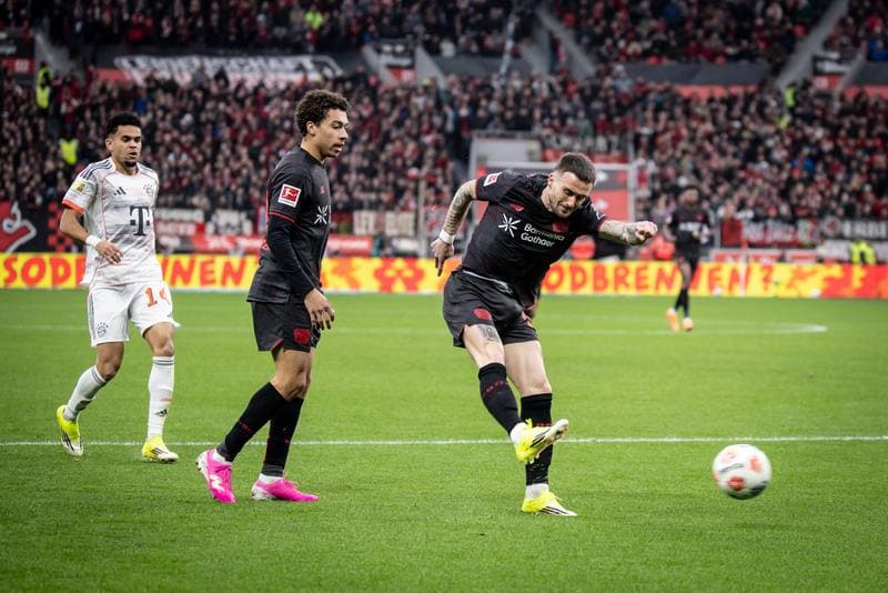 Football. German Bundesliga. Bayer 04 Leverkusen - FC Bayern Munich. 14.03.2026