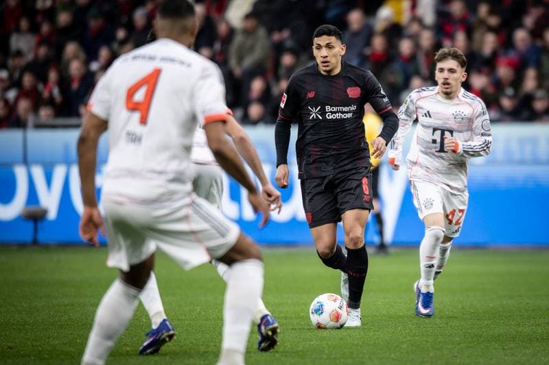 Football. German Bundesliga. Bayer 04 Leverkusen - FC Bayern Munich. 14.03.2026