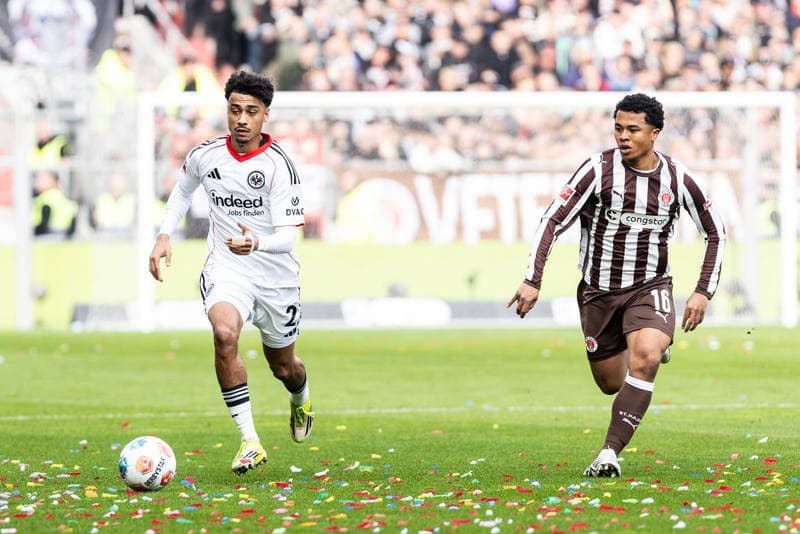 Football. Bundesliga. FC St. Pauli - Eintracht Frankfurt. 08.03.2026