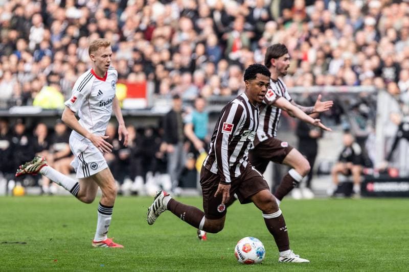 Football. Bundesliga. FC St. Pauli - Eintracht Frankfurt. 08.03.2026