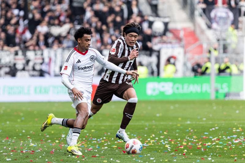 Football. Bundesliga. FC St. Pauli - Eintracht Frankfurt. 08.03.2026