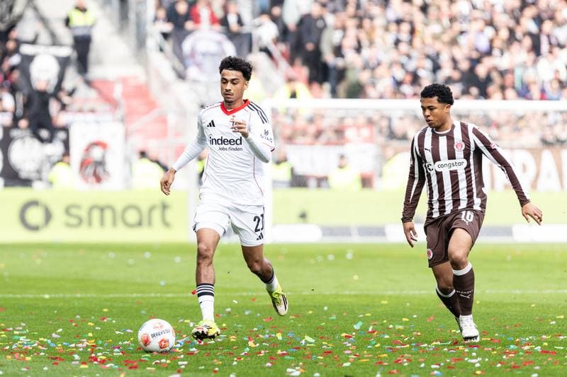 Football. Bundesliga. FC St. Pauli - Eintracht Frankfurt. 08.03.2026
