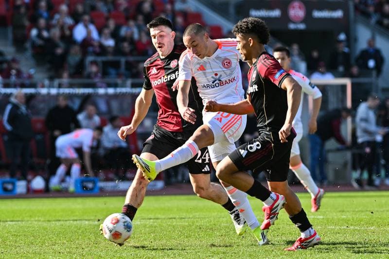 Football. 2. Bundesliga. 1. FC Nuremberg - Fortuna Dusseldorf. 07.03.2026