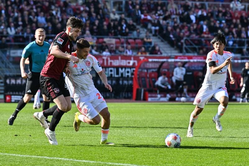 Football. 2. Bundesliga. 1. FC Nuremberg - Fortuna Dusseldorf. 07.03.2026