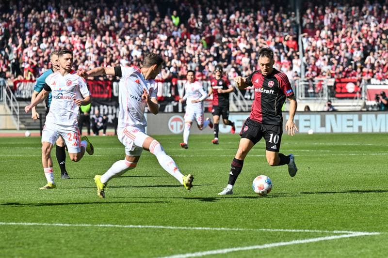 Football. 2. Bundesliga. 1. FC Nuremberg - Fortuna Dusseldorf. 07.03.2026