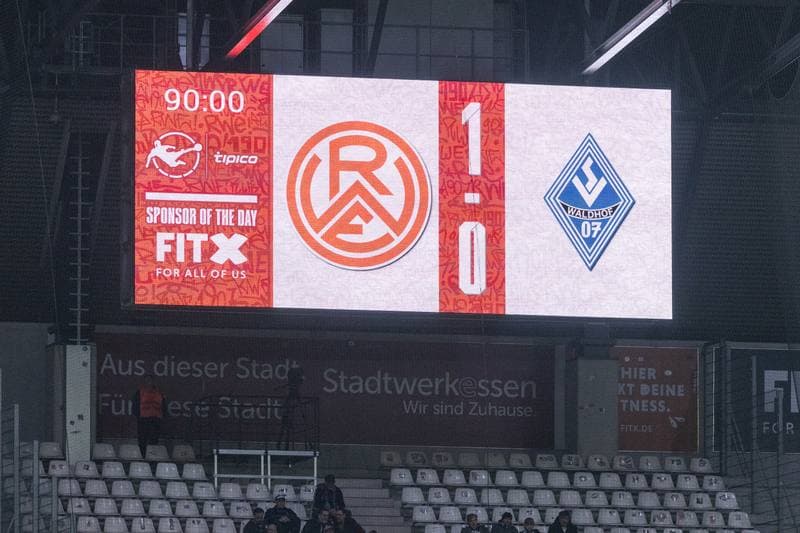 Football. 3.Liga. Rot-Weiss Essen - SV Waldhof Mannheim. 04.03.2026