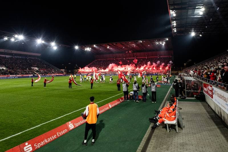 Football. 3.Liga. Rot-Weiss Essen - SV Waldhof Mannheim. 04.03.2026