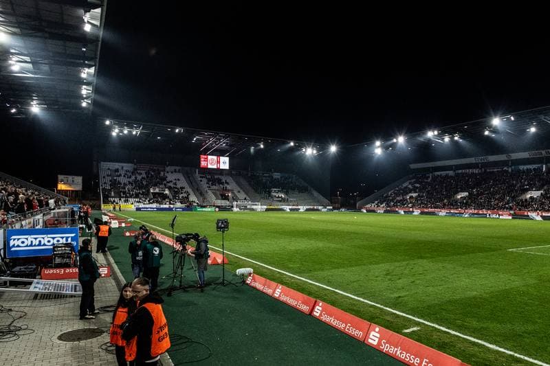 Football. 3.Liga. Rot-Weiss Essen - SV Waldhof Mannheim. 04.03.2026