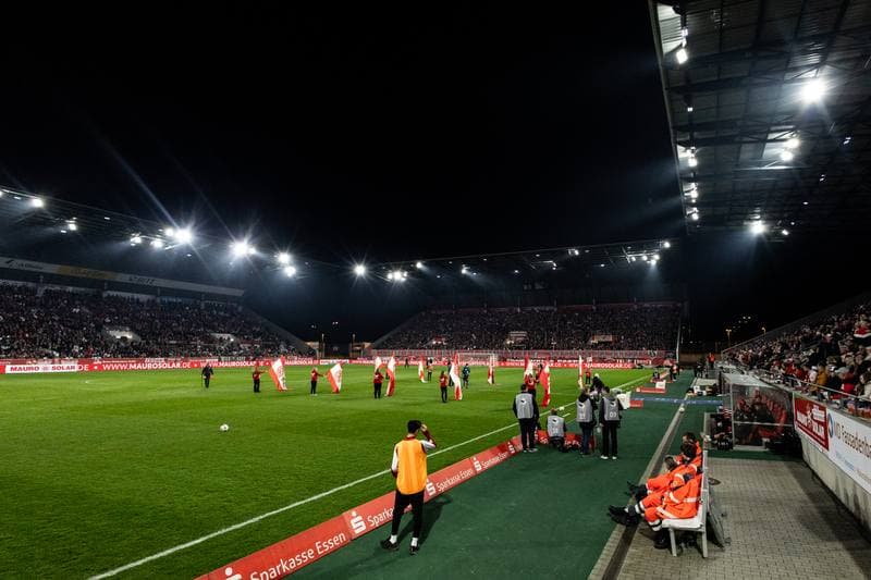 Football. 3.Liga. Rot-Weiss Essen - SV Waldhof Mannheim. 04.03.2026