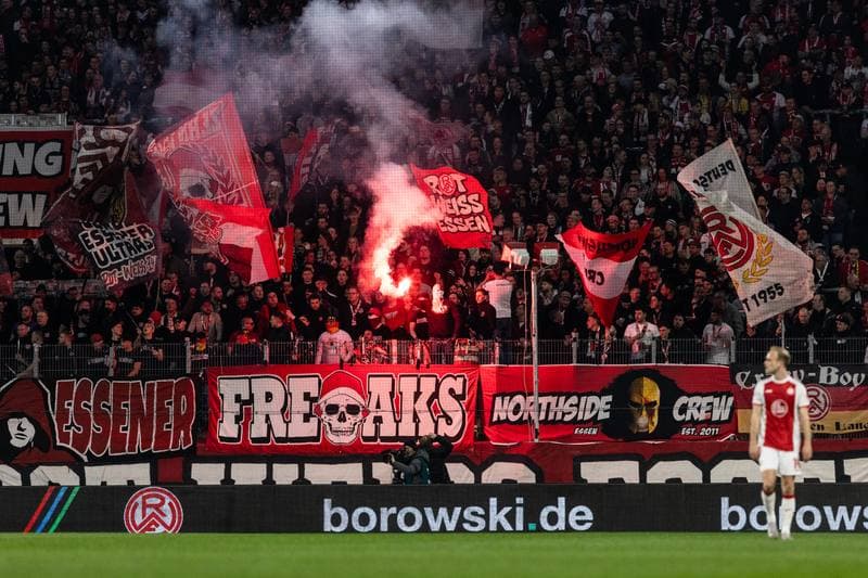 Football. 3.Liga. Rot-Weiss Essen - SV Waldhof Mannheim. 04.03.2026