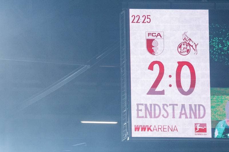 Football. Bundesliga. FC Augsburg - 1. FC Koln. 27.02.2026