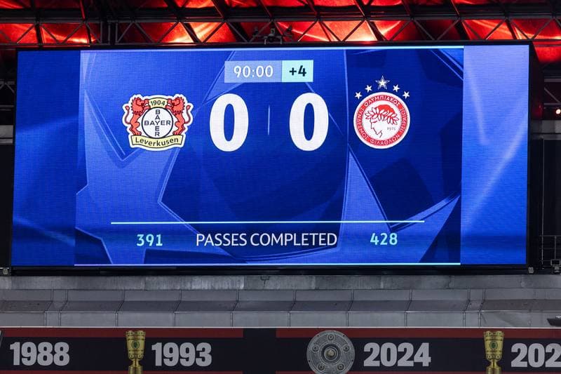 Football. UEFA Champions League. Bayer 04 Leverkusen - Olympiacos FC. 24.02.2026