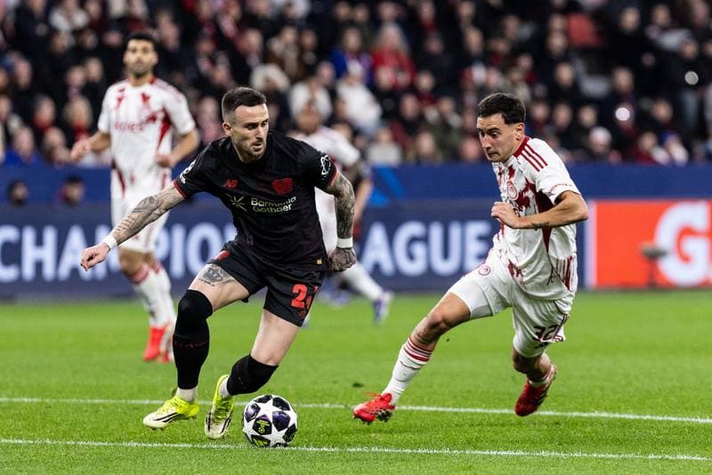 Football. UEFA Champions League. Bayer 04 Leverkusen - Olympiacos FC. 24.02.2026